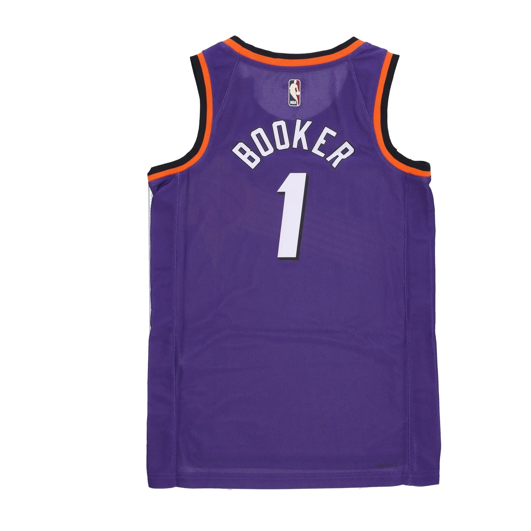 Basketball jersey for men from NBA Hwc 22 Dri-fit196151632853 Swingman with No 1 Devin Booker in Phosun Field Purple