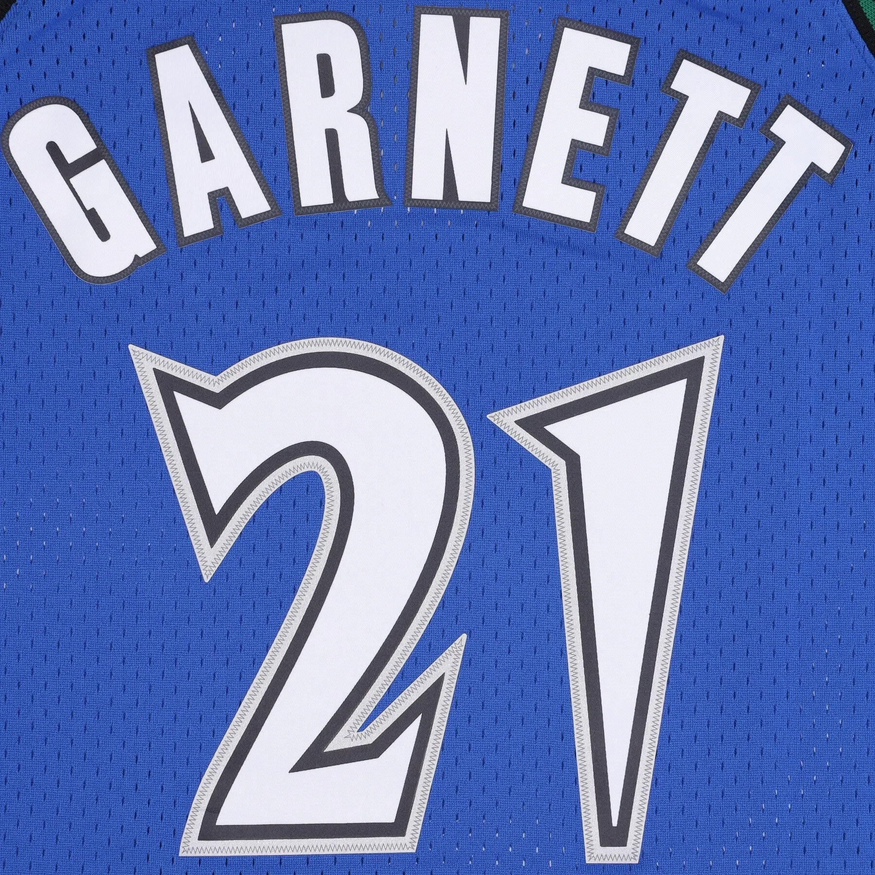 Basketball jersey for men from NBA Swingman with Hardwood Classics No 21 Kevin Garnett 2003-04 in Mintim Original Team Colors