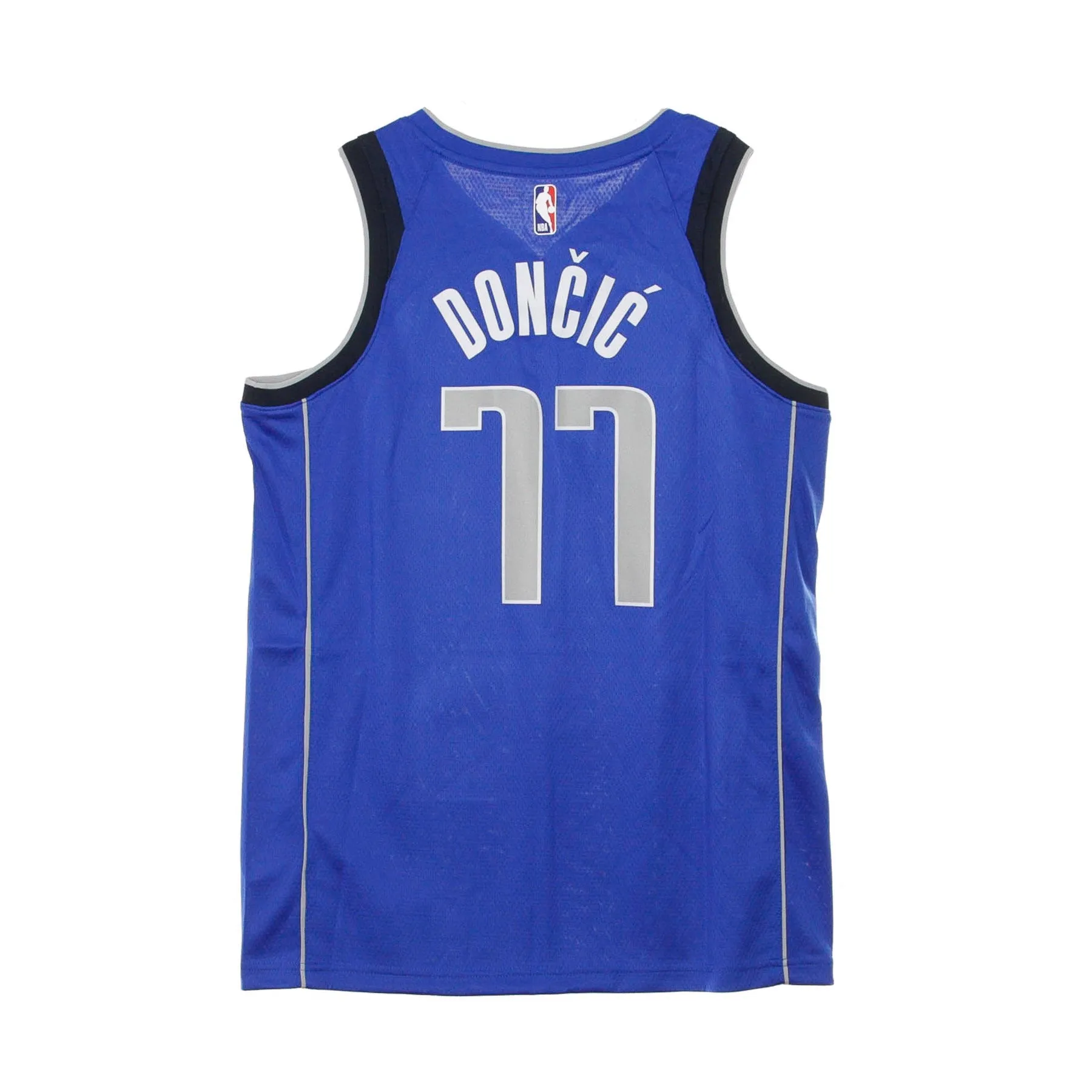 Basketball jersey for men from NBA Swingman with Icon Edition No 77 Luka Doncic Dalmav in Road Game Royal/college Navy